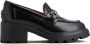 TOD'S Leren Blokhak Instap Schoenen Black Dames - Thumbnail 1