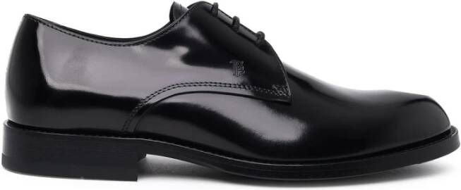 TOD'S Leren Derby Schoen Black Heren