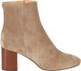 TOD'S Leren Enkellaarzen Brown Dames - Thumbnail 1