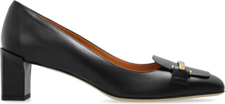 TOD'S Leren hoge hakken Black Dames