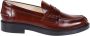 TOD'S Leren Loafer met Rubberen Zool Brown Dames - Thumbnail 1