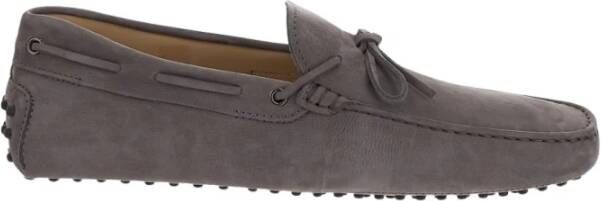 TOD'S Leren Loafer Schoen Gray Heren