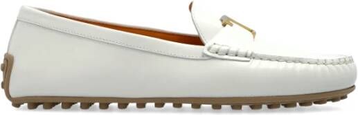 TOD'S Leren loafers Beige Dames