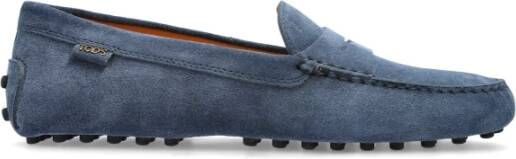 TOD'S Leren Loafers Blue Dames