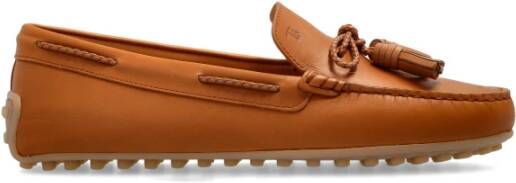 TOD'S Leren loafers Brown Dames