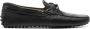 TOD'S Leren Loafers met Strikdetail Black Heren - Thumbnail 1