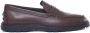 TOD'S Leren Loafers Rubberen Zool Made in Italy Brown Heren - Thumbnail 5