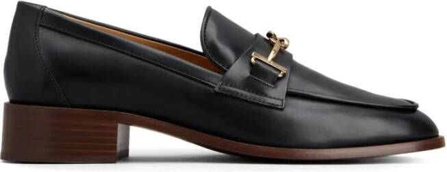 TOD'S Leren Mocassin Black Dames