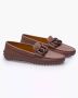 TOD'S Leren Mocassins met Bit Bruin Brown Heren - Thumbnail 1