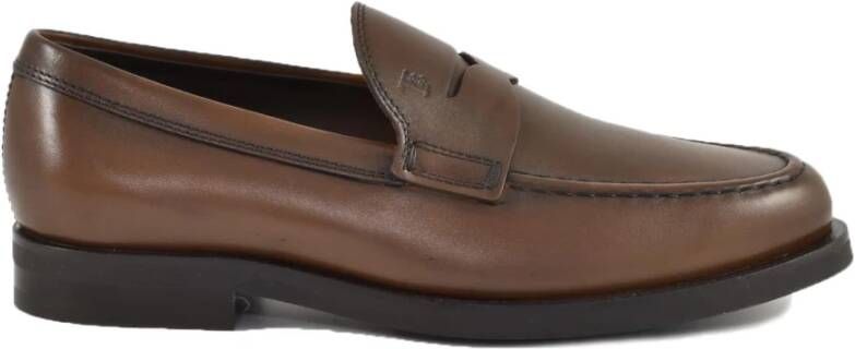 TOD'S Leren Schoenen Brown Heren