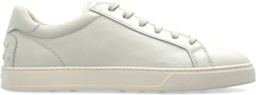 TOD'S Leren sneakers White Heren