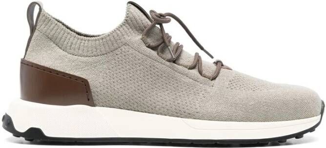 TOD'S Lichtgrijze Veterschoenen Gray Heren