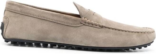 TOD'S Beige Platte Schoenen Beige Heren