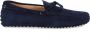 TOD'S Suede Loafers met Veters Blue Heren - Thumbnail 7