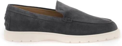 TOD'S Loafers Gray Heren