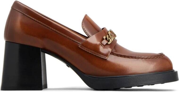 TOD'S Luxe Leren Pumps Verhogen Stijl Brown Dames