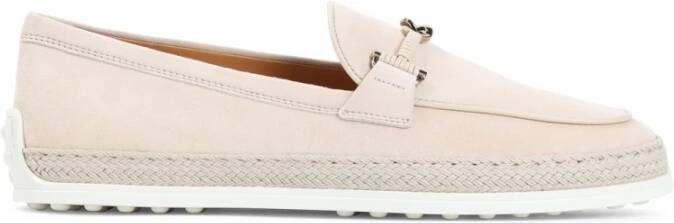 TOD'S Natuurlijke Loafers voor Mannen Brown Dames