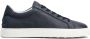 TOD'S Navy Blauw Korrelig Leren Sneakers Black Heren - Thumbnail 1