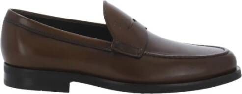 TOD'S Platte schoenen Bruin Brown Heren