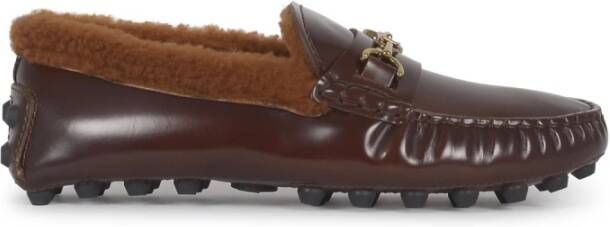 TOD'S Platte schoenen Macro Mors.T Mont. Brown Dames