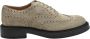 TOD'S Platte Schoenen met Suède Details Beige Heren - Thumbnail 1