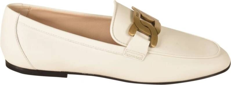 TOD'S Platte schoenen met Tod stijl Beige Dames