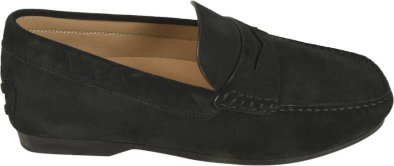 TOD'S Platte Schoenen voor Vrouwen Black Heren