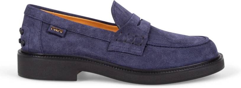 TOD'S Platte schoenen voor vrouwen Blue Dames