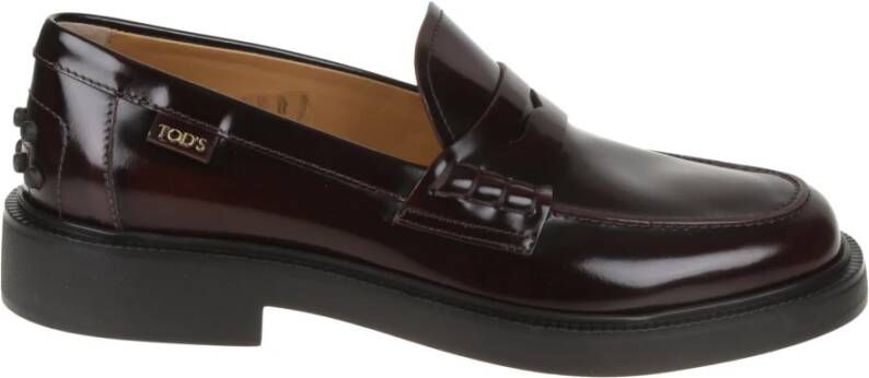 TOD'S Platte schoenen voor vrouwen Brown Dames