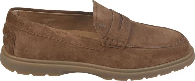 TOD'S Platte schoenen voor vrouwen Brown Heren