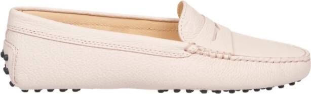 TOD'S Roze Loafer Schoenen met Rubberen Noppen Pink Dames