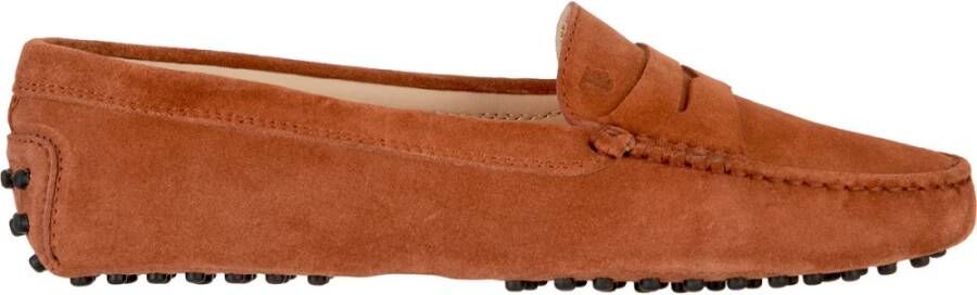 TOD'S Rubberen Mocassins Brown Dames