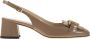 TOD'S Slingback Kate Pump met vierkante neus Beige Dames - Thumbnail 1