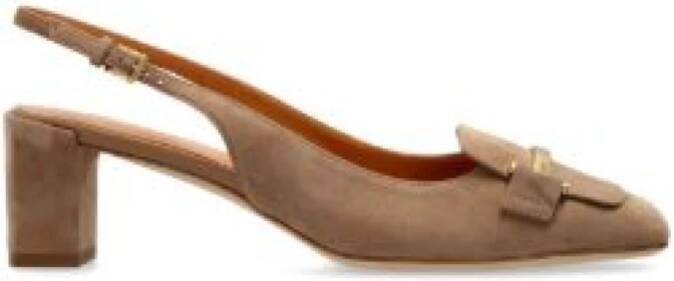 TOD'S Slingback Pumps Beige Dames