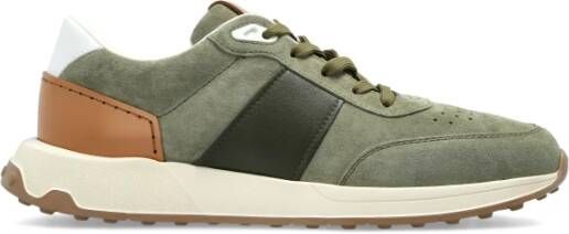 TOD'S Sneakers met logo Green Heren