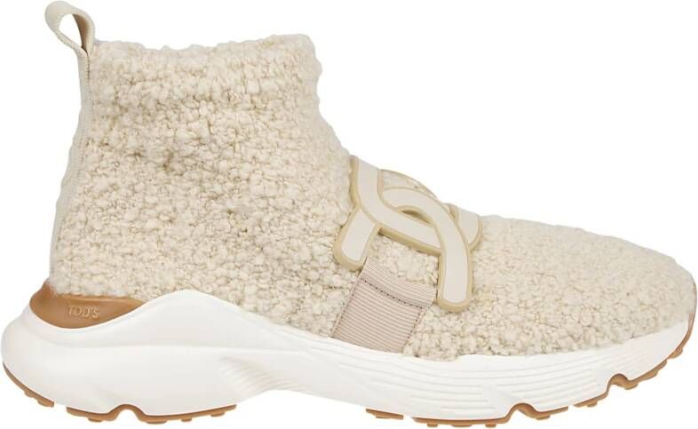 TOD'S Sporty Panna RUN Sneakers Beige Dames