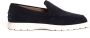 TOD'S Stijlvolle Blauwe Suède Mocassins Black Heren - Thumbnail 1