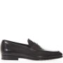 TOD'S Stijlvolle Leren Loafers Black Heren - Thumbnail 1