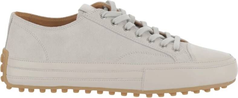 TOD'S Stijlvolle Leren Schoenen voor Mannen White Heren