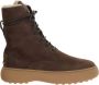 TOD'S Stijlvolle Leren Sneakers Brown Dames - Thumbnail 1