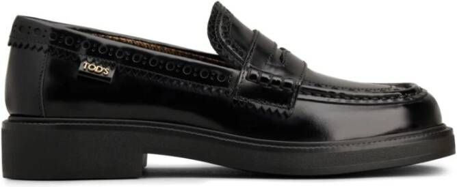 TOD'S Stijlvolle Loafer Schoenen Black Dames