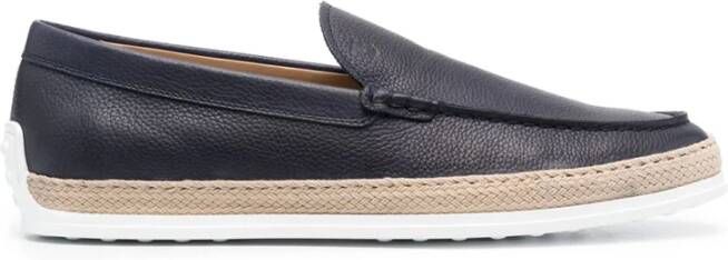 TOD'S Stijlvolle Loafers voor Mannen Blue Heren