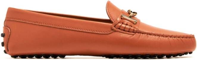 TOD'S Stijlvolle Loafers voor Mannen Brown Dames