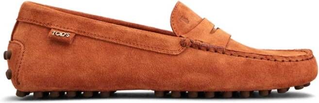 TOD'S Stijlvolle Loafers voor Mannen Brown Dames