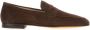 TOD'S Suede Loafers Ronde Neus Goatskin Brown Heren - Thumbnail 4