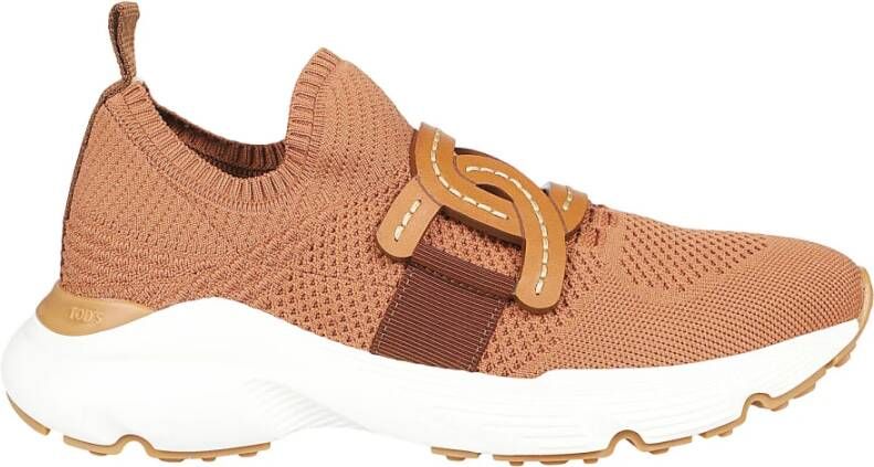 TOD'S Stijlvolle Run Sneakers Brown Dames