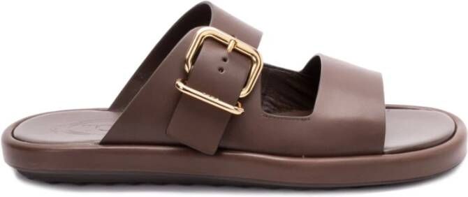 TOD'S Stijlvolle Sandalen voor de Zomer Brown Dames