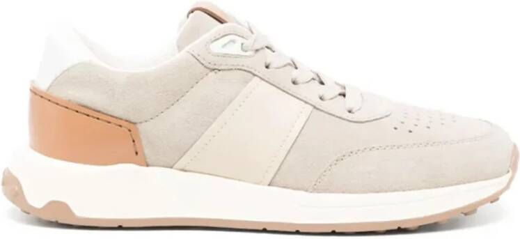 TOD'S Stijlvolle Sneakers voor Mannen Beige Heren