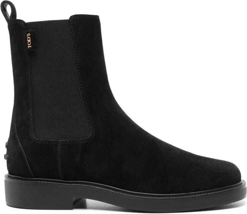 TOD'S Stijlvolle Tronchetto Laarzen Black Dames