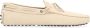 TOD'S Strik Voorkant Suède Loafers Beige Heren - Thumbnail 1